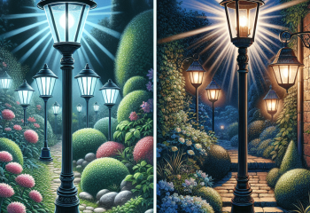 Solar Path Lights vs Traditional Outdoor Lighting