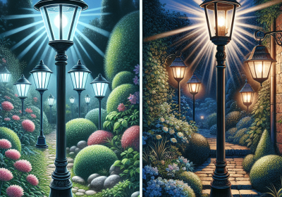 Solar Path Lights vs Traditional Outdoor Lighting