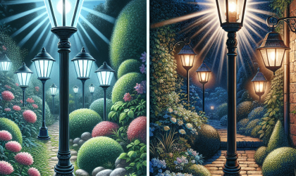 Solar Path Lights vs Traditional Outdoor Lighting